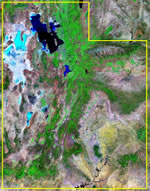 Utah satellite image