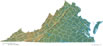 Virginia physical map