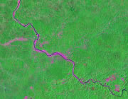 West Virginia Satellite Image