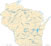 Wisconsin rivers map