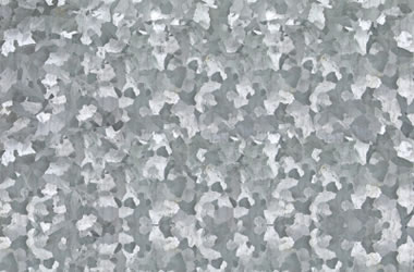 zinc in galvanized sheet metal